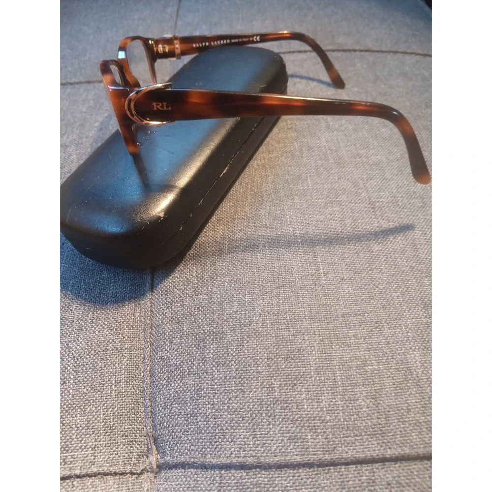 90's Y2k Ralph Lauren Women's Tortoise Shell Eyeglass Frames Only‎ With Case